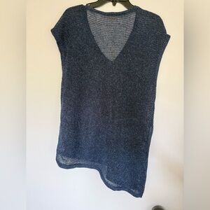 EILEEN FISHER Linen Asymmetrical Sweater